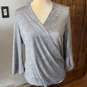 NWOT The Limited Quarter Sleeve Crossbody Top, Size S